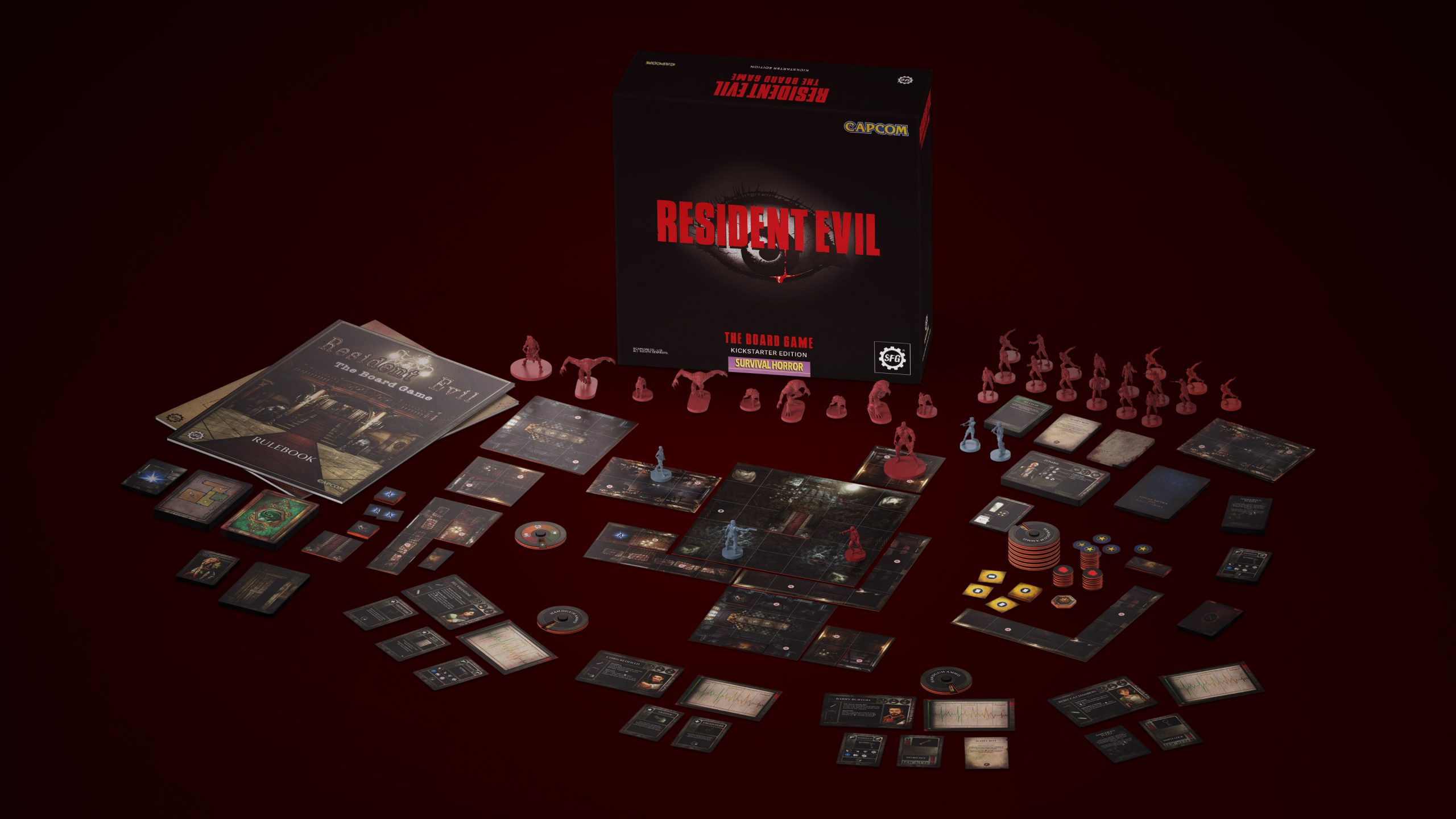 Resident Evil:<BR>The Board Game<BR>Packaging Direction